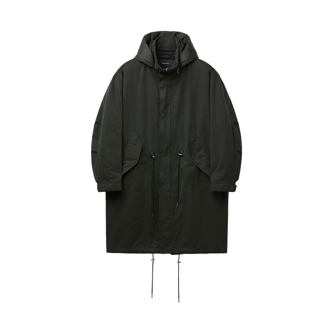 CWUAW26772KHX Customellow Hood-Lined Field Coat Khaki