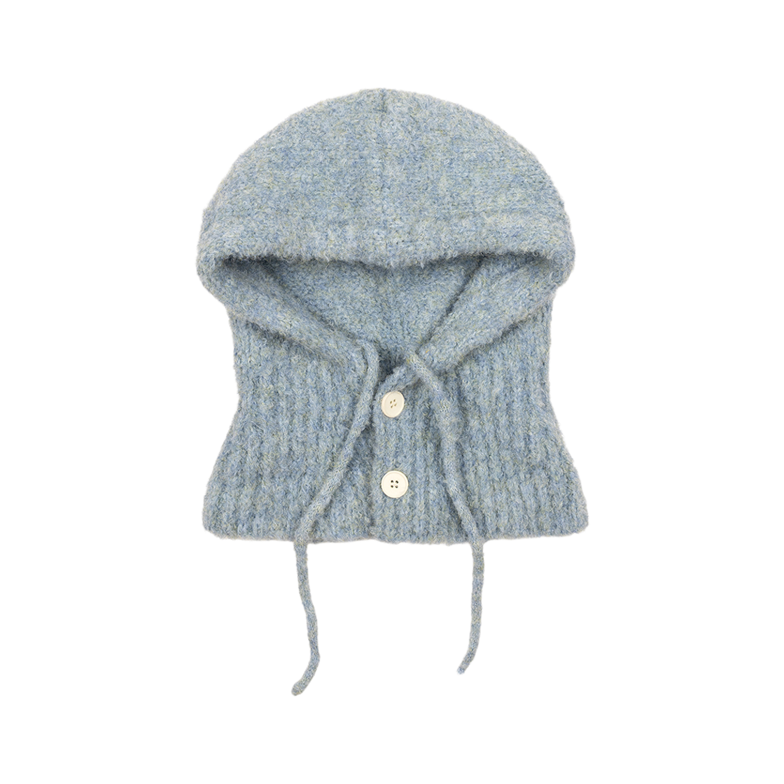 누아트스튜디오 버튼 브러쉬드 바라클라바 블루(NUARTSTUDIO Button Brushed Balaclava Blue)