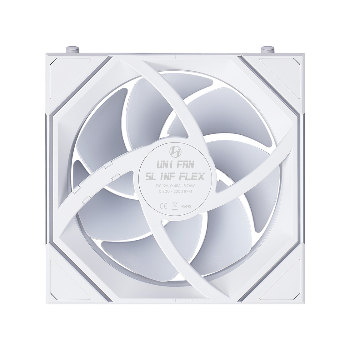 리안리 UNI FAN SL-INF FLEX 120 (3팩, 화이트)(LIAN LI UNI FAN SL-INF FLEX 120 3-Pack White) - 3