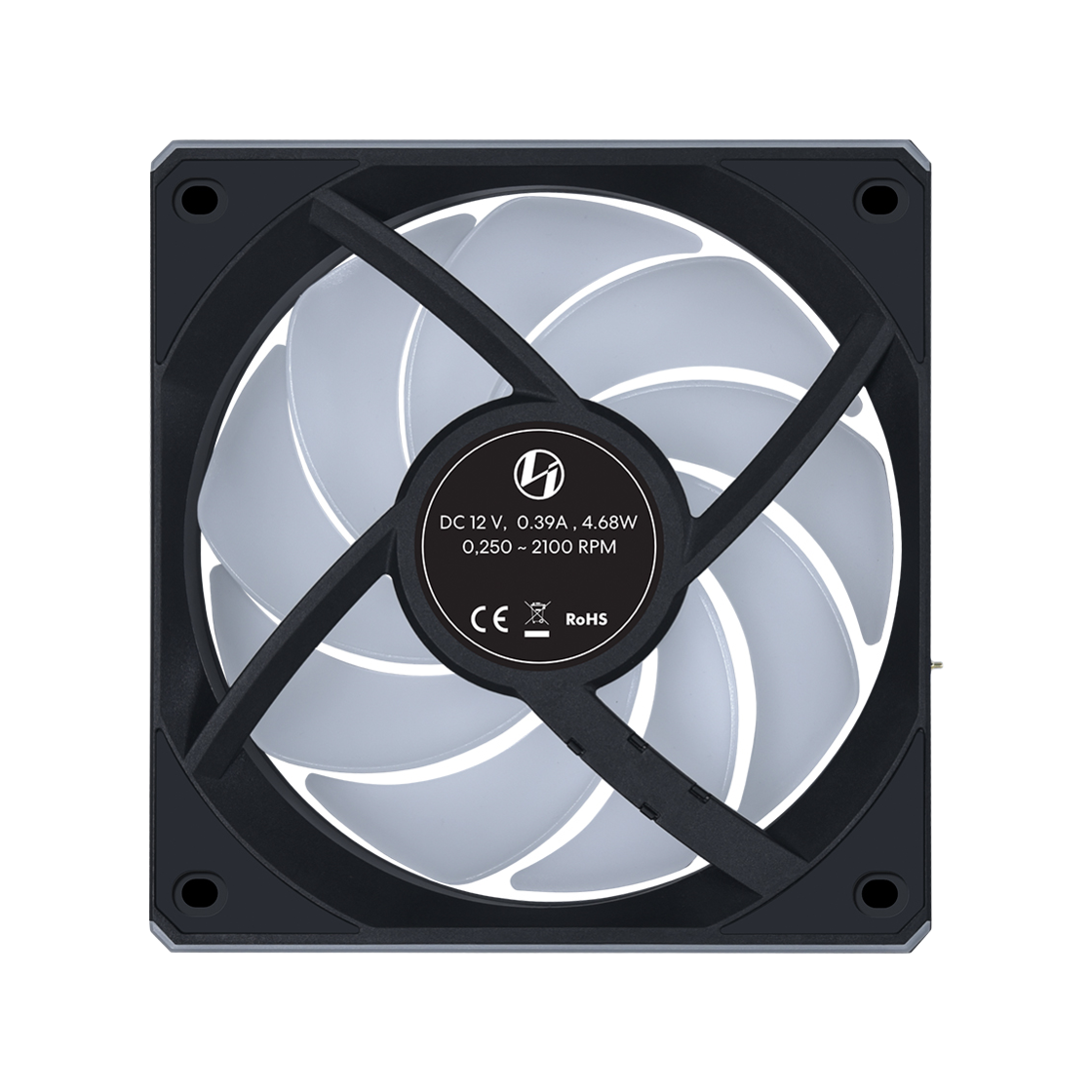 리안리 UNI FAN CL FLEX 120 (3팩, 블랙)(LIAN LI UNI FAN CL FLEX 120 3-Pack Black) - 3