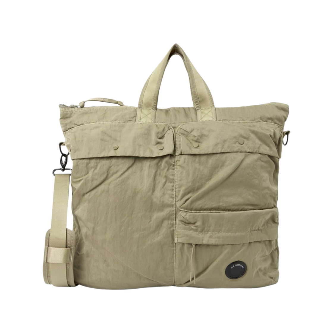 21CMAC127A005269G356 C.P. Company Nylon Tote Bag Fungi Grey - 26FW