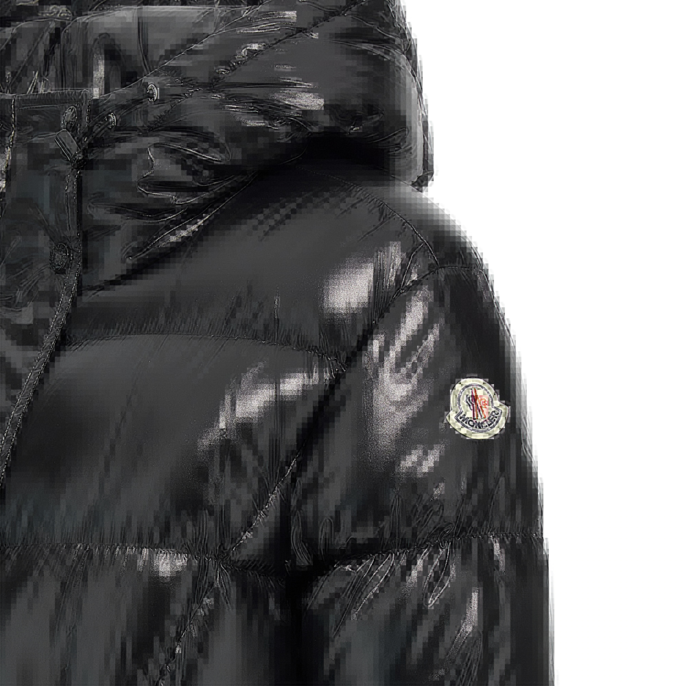 [15% 쿠폰] 몽클레르 벨뷰 벨티드 롱 패딩 블랙 - 24FW([15% 쿠폰] Moncler Bellevue Belted Long Down Jacket Black - 24FW) - 4