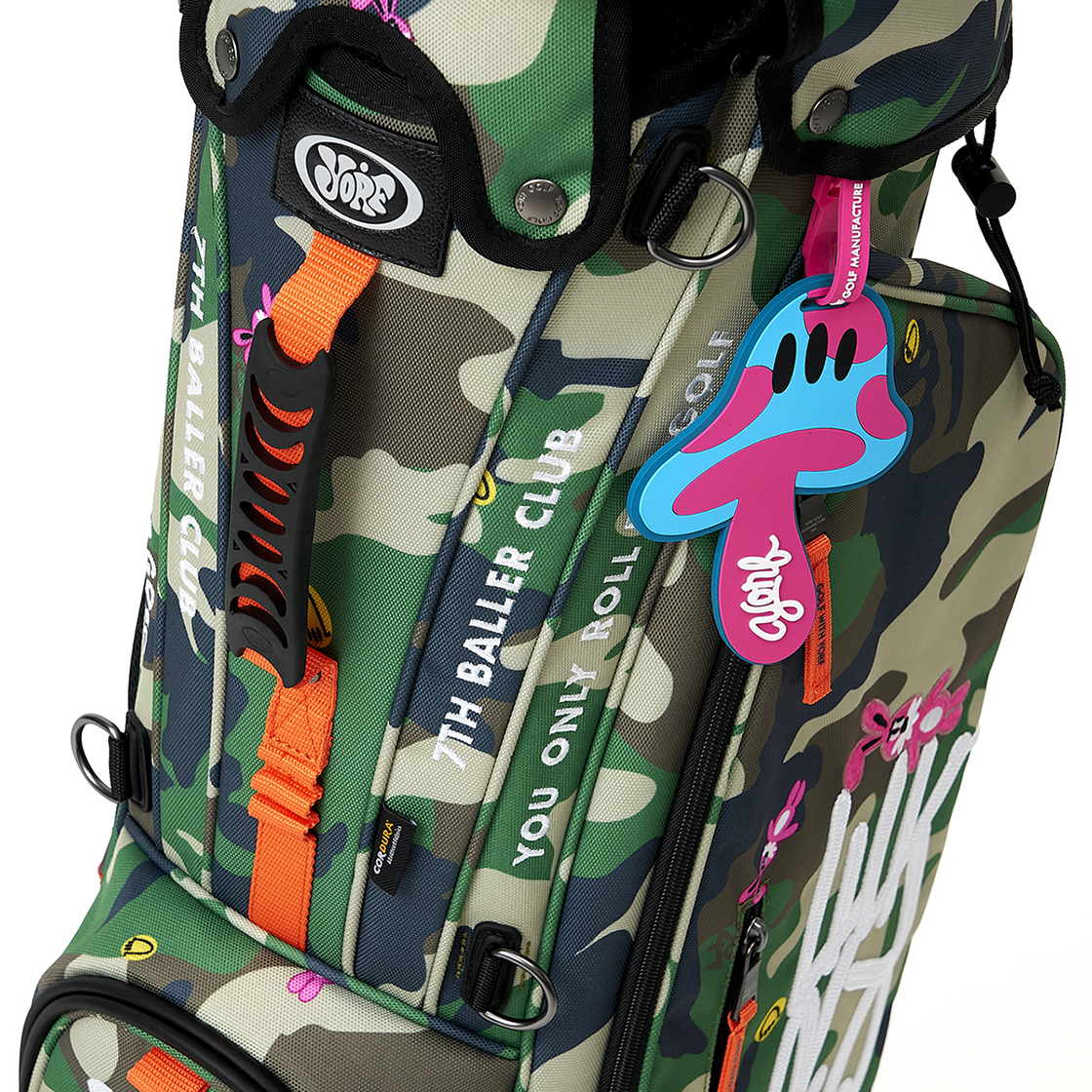 욜프 골프 우드랜드카모 스탠드 캐디백 카키(YORF GOLF Woodland Camo Stand Caddy Bag Khaki) - 5
