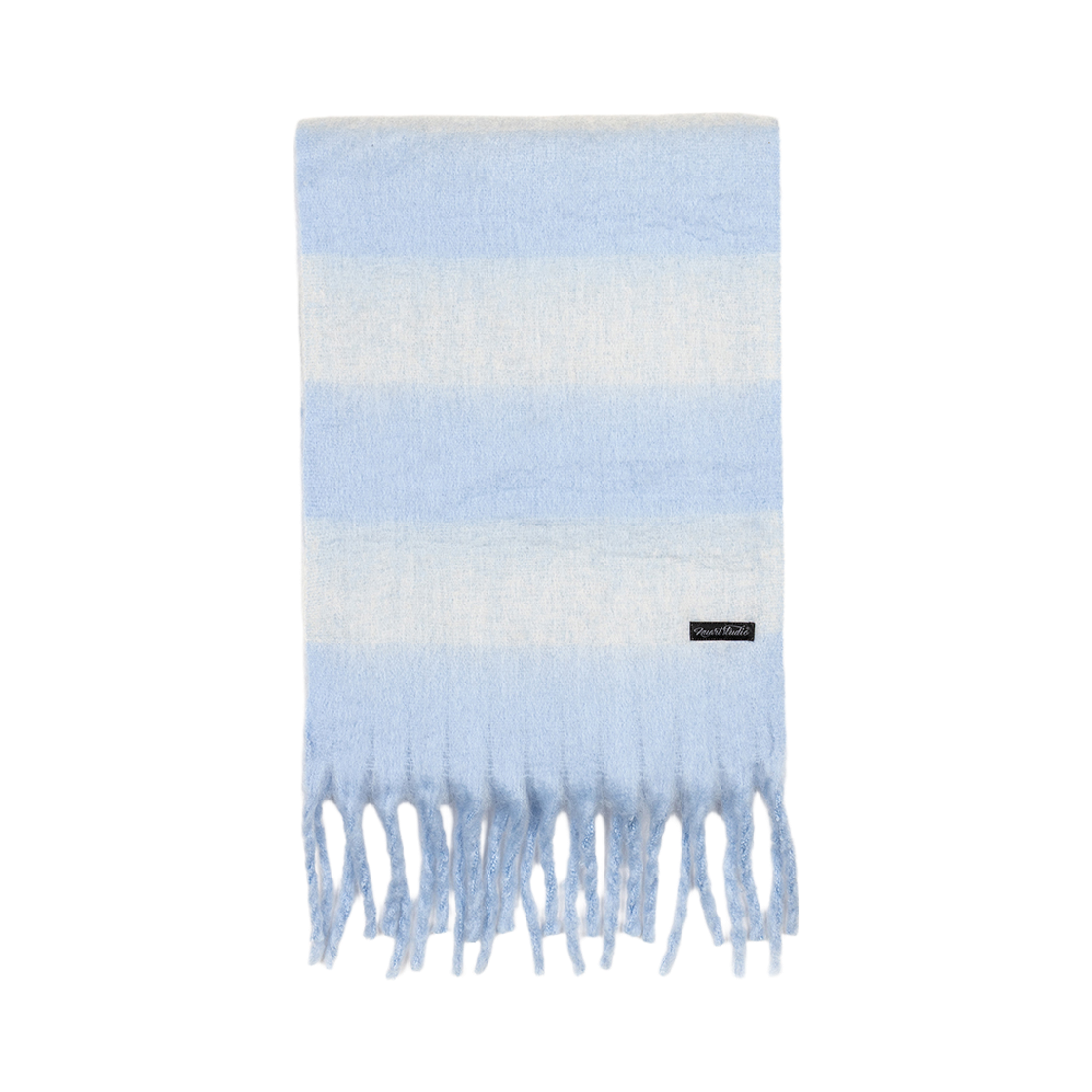 26NSITEM16 NUARTSTUDIO Mariette Stripe Muffler Ivory