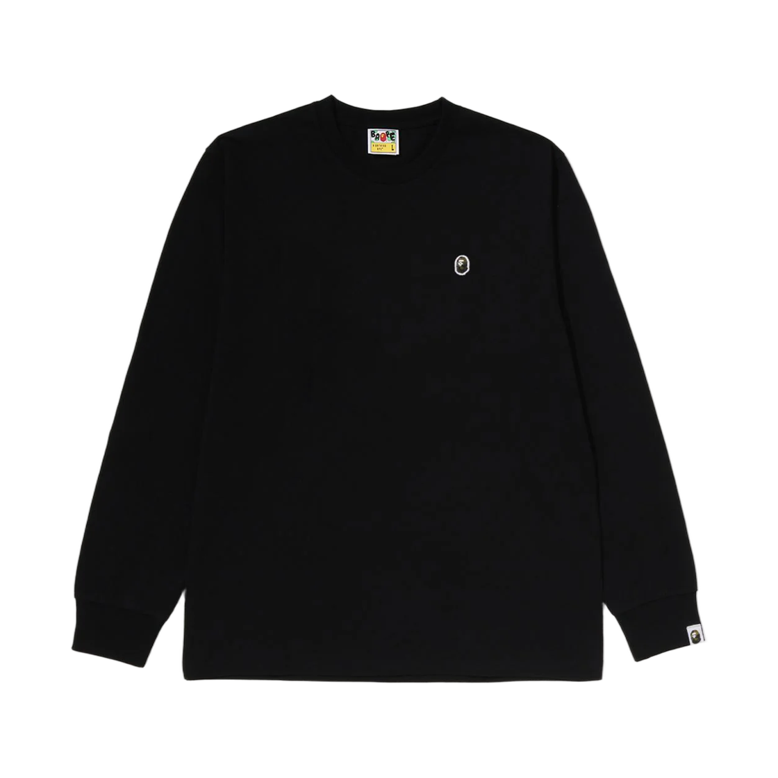 - BAPE 1st Camo One Point L/S T-Shirt Black Green