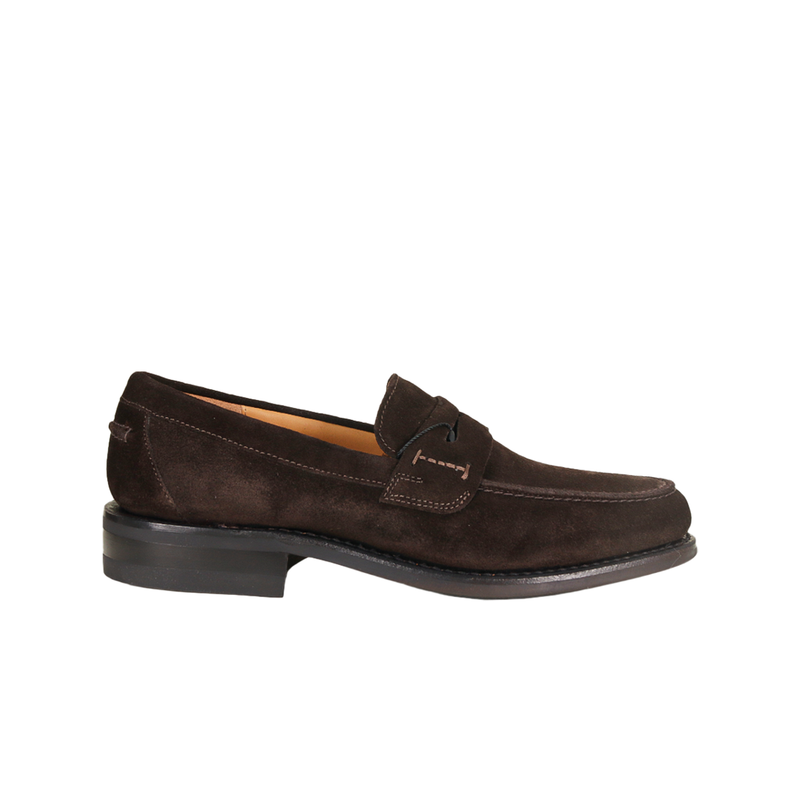 356DSRF [15% 쿠폰] Loake 356 Penny Loafers Dark Brown Suede