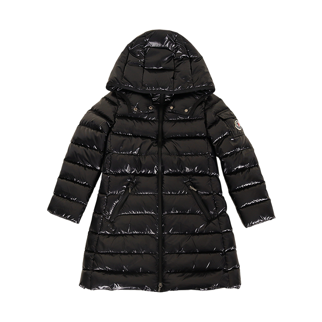 L29541C50110 68950 999 12-14Y [15% 쿠폰] Moncler Women's Moka Hooded Down Jacket Black