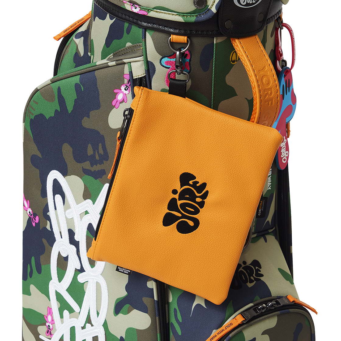 욜프 골프 우드랜드카모 트롤리 캐디백 카키(YORF GOLF Woodland Camo Trolley Caddy Bag Khaki) - 4