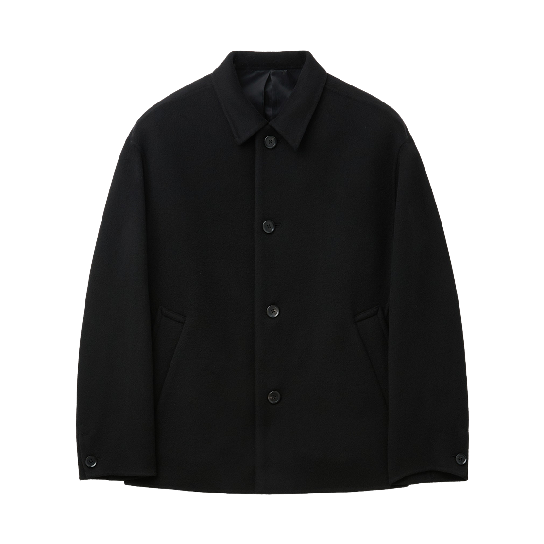 커스텀멜로우 캐시미어 핸드메이드 자켓 블랙(Customellow Cashmere Handmade Jacket Black)