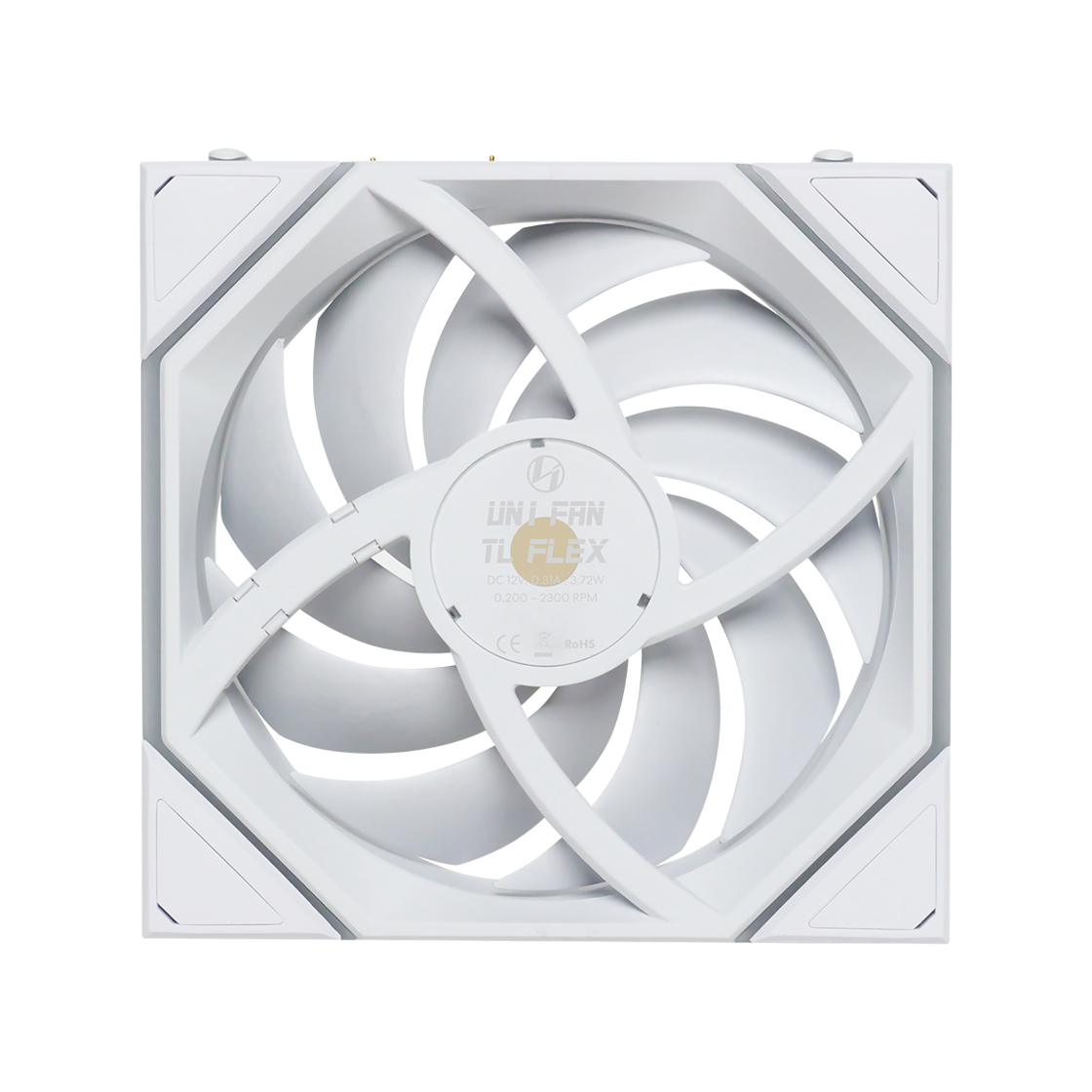 리안리 UNI FAN TL FLEX 120 리버스 (3팩, 화이트)(LIAN LI UNI FAN TL FLEX 120 Reverse 3-Pack White) - 3