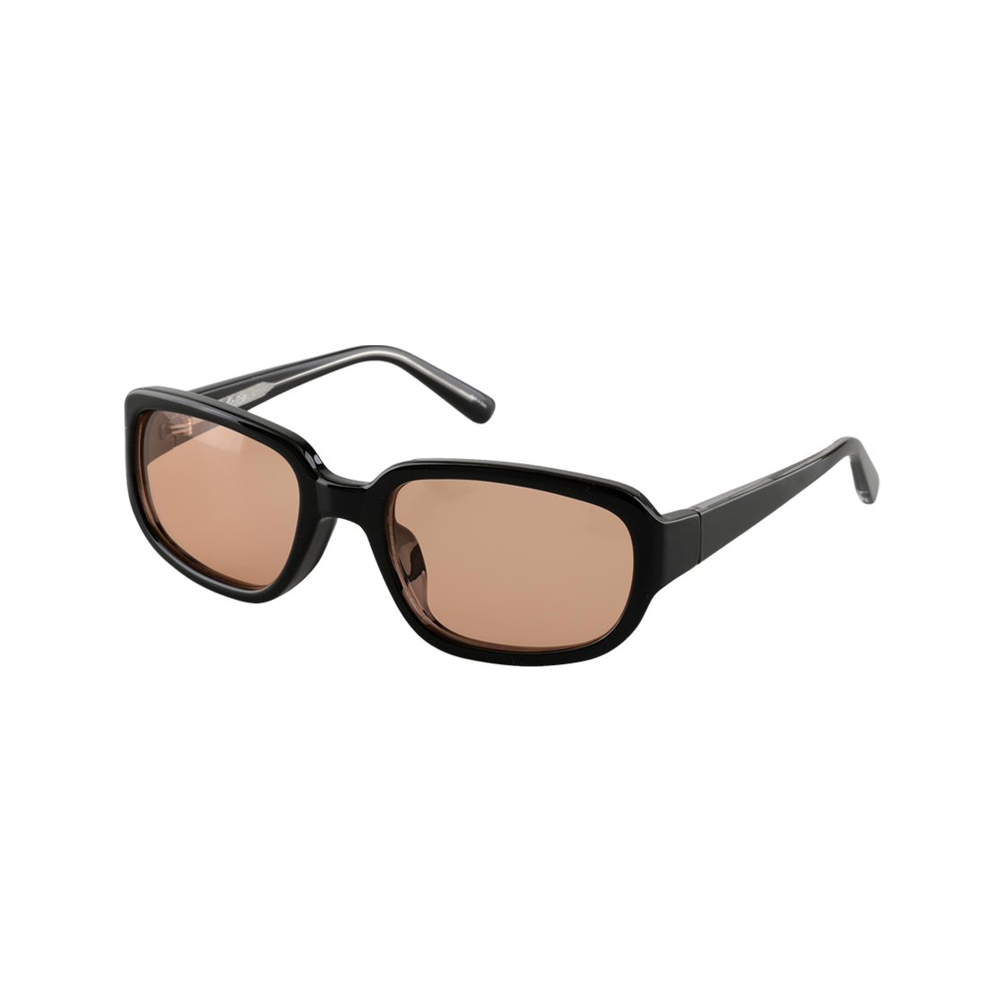 TIN C3 2DITOR IN Oval Tinted Horn-Rim Big Size UV Protection Sun Glass C3 Brown