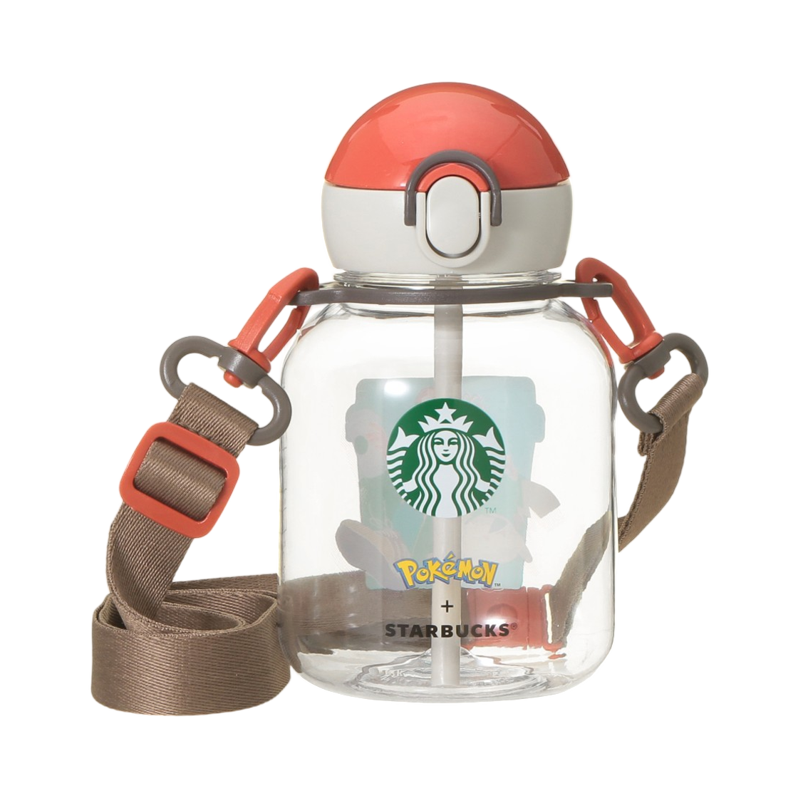 - Starbucks x Pokemon Straw Tumbler with Strap Coffee Adventure 458ml