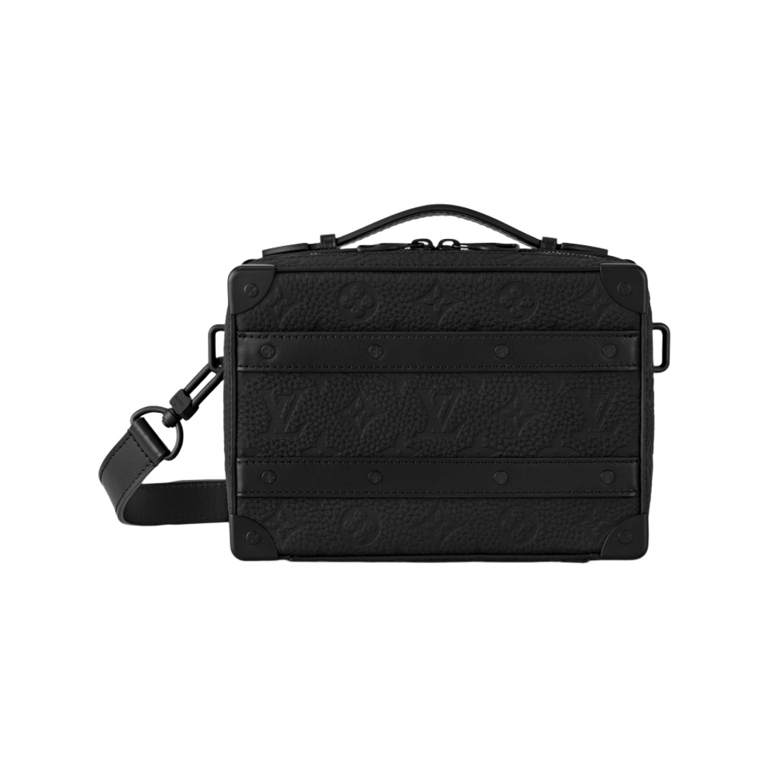 M59163 Louis Vuitton Handle Soft Trunk Monogram Taurillon Leather Black