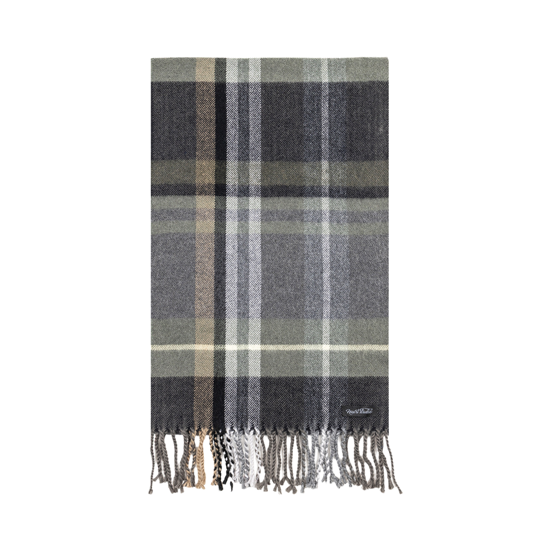 누아트스튜디오 루미에 헤리티지 체크 머플러 그린(NUARTSTUDIO Lumie Heritage Check Muffler Green) - 1