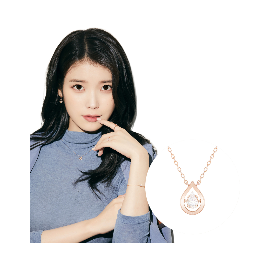 MIOELLO 14K 목걸이 (JJMENQ1BF616R4420) - 2