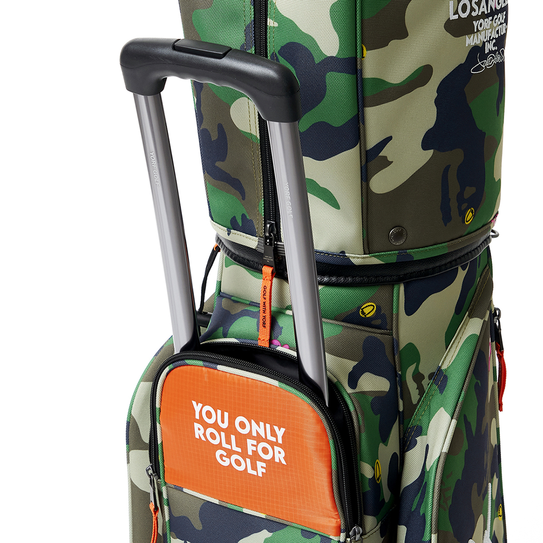 욜프 골프 우드랜드카모 트롤리 캐디백 카키(YORF GOLF Woodland Camo Trolley Caddy Bag Khaki) - 5