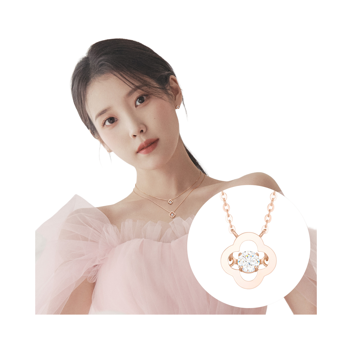 CLOVIA MIOELLO 14K 목걸이 (JJCLNQ3BS150R4420) - 2