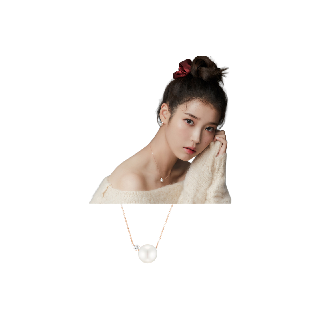 제이에스티나 [아이유PICK] 레이디펄 목걸이+귀걸이 세트 (SET-J0-1083)(Jestina [아이유pick] 레이디펄 목걸이+귀걸이 세트 (Set-J0-1083)) - 2
