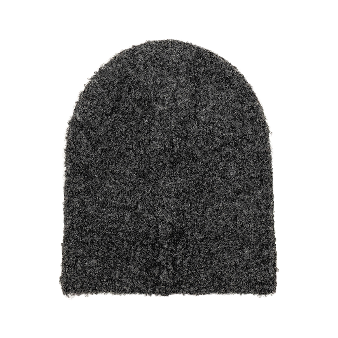 누아트스튜디오 브러쉬드 버튼 포인트 비니 차콜(NUARTSTUDIO Brushed Button Point Beanie Charcoal) - 3