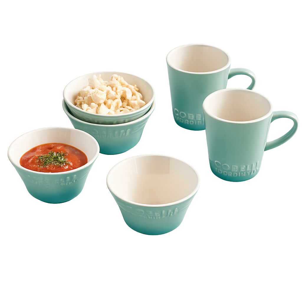 코렐 코디네이츠 브리즈스톤 6P_그린(Corelle Coordinates Breeze Stone 6‑Piece Set (Green))