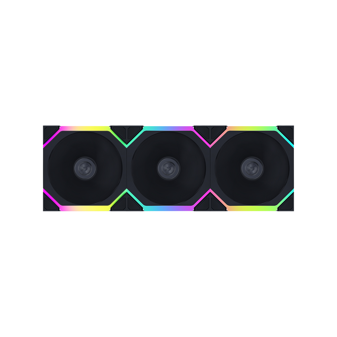 리안리 UNI FAN SL FLEX 120 (3팩, 블랙)(LIAN LI UNI FAN SL FLEX 120 3-Pack Black)