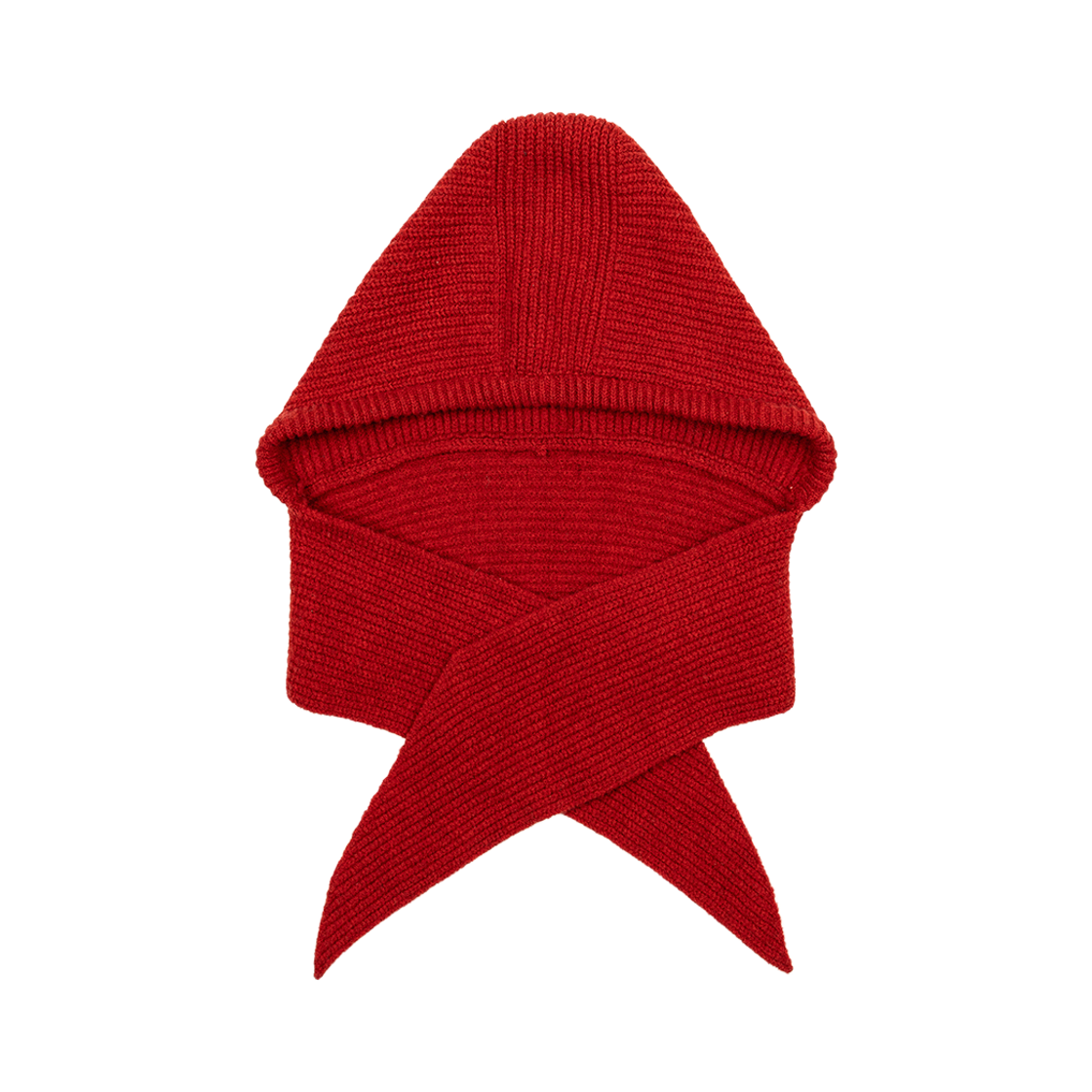 누아트스튜디오 머플러 니트 바라클라바 레드(NUARTSTUDIO Muffler knit balaclava red) - 1