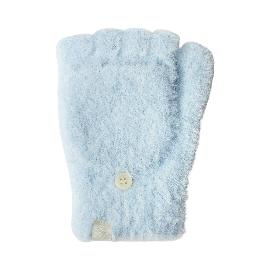 26NSITEM48 NUARTSTUDIO Basic Pink Grist Fold One's Hands Angora Gloves Blue