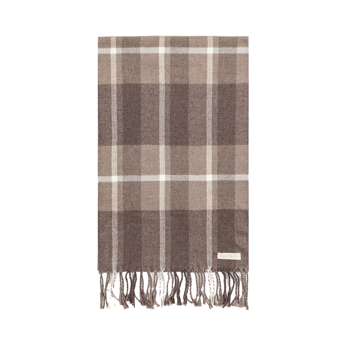 누아트스튜디오 루미에 헤리티지 체크 머플러 샌드베이지(NUARTSTUDIO Lumie Heritage Check Muffler Sand Beige) - 1