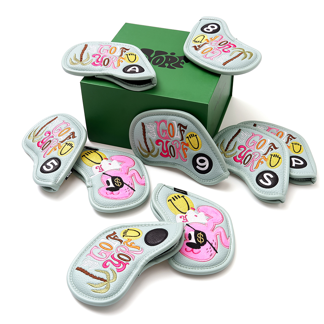 욜프 골프 아이언커버 래빗 갱(YORF GOLF Iron Cover Set Rabbit Gang) - 6