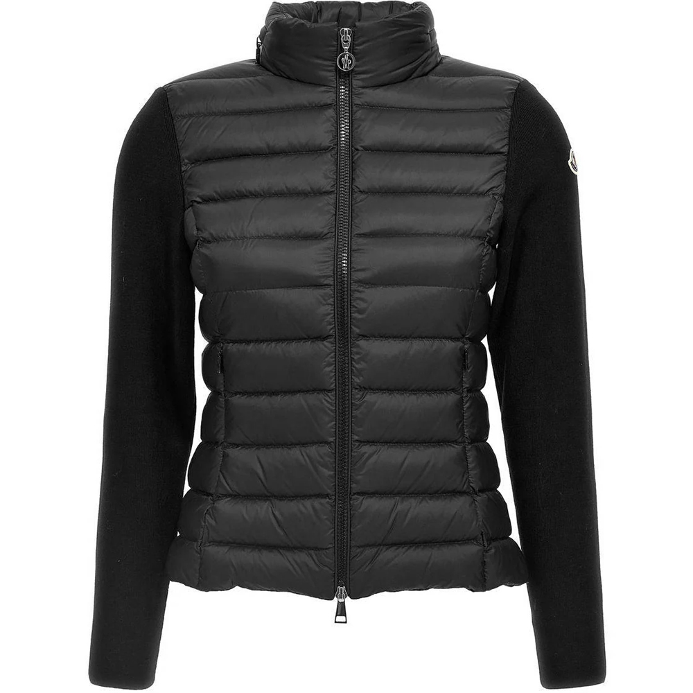 [15% 쿠폰] 몽클레르 니트 믹스 패딩 블랙 - 25SS([15% 쿠폰] Moncler Knit Mix Down Jacket Black - 25SS) - 2