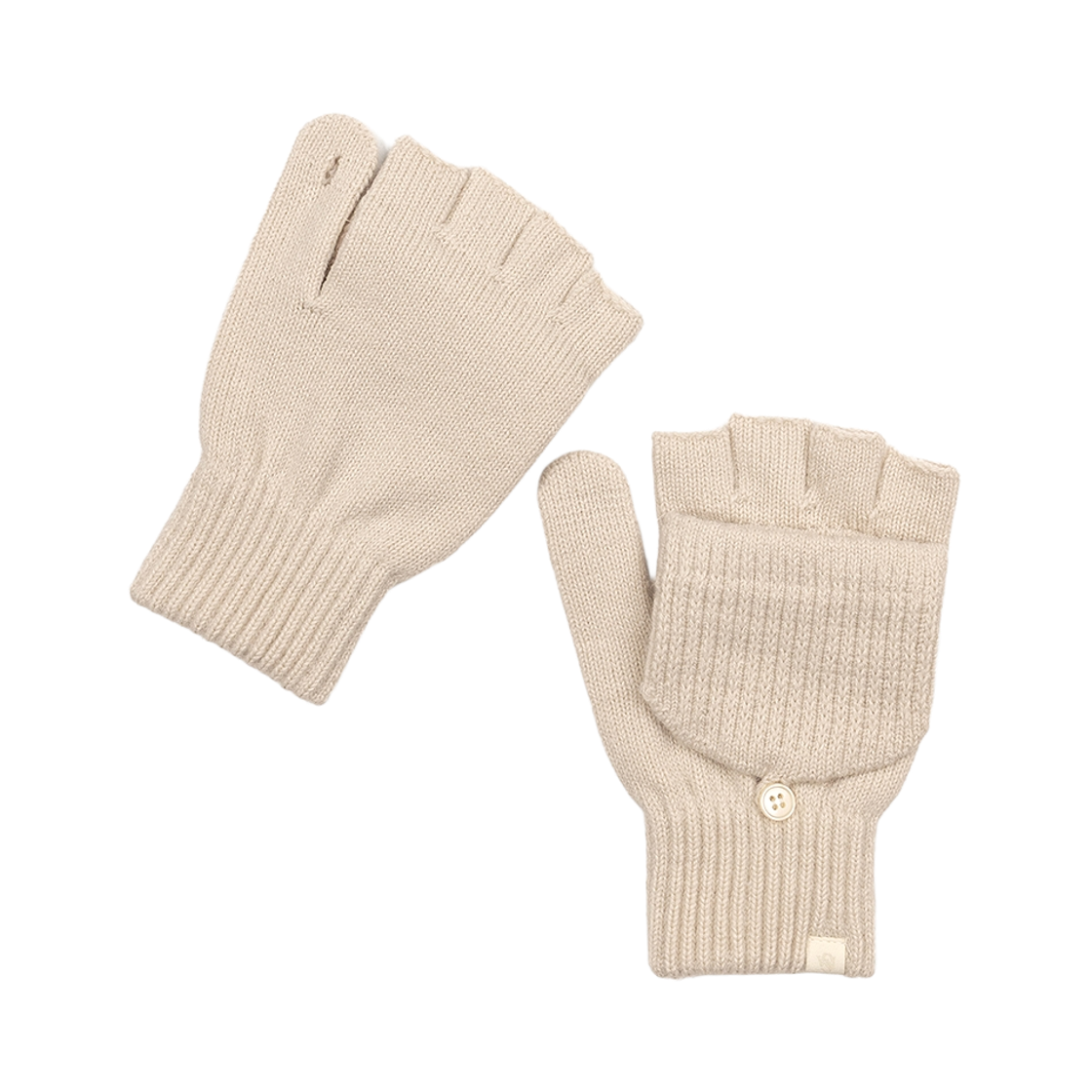 누아트스튜디오 베이직 핑거리스 손모아 장갑 오트밀(NUARTSTUDIO Basic Fingerless Fold One's Hands Gloves Oatmeal) - 2