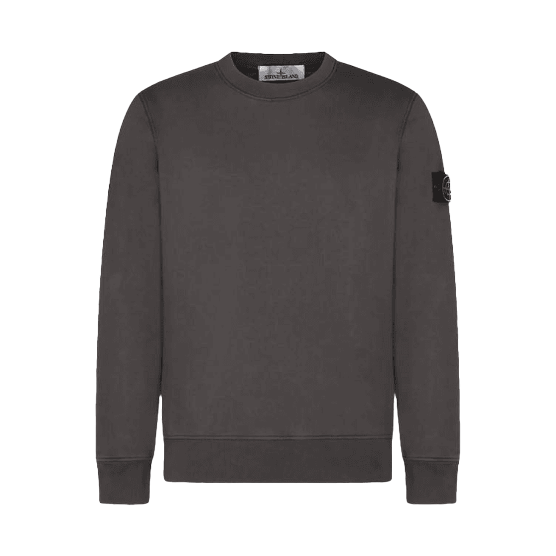 L1S156100060 S0051 V0065 [15% 쿠폰] Stone Island 6100060 Organic Cotton Fleece Regular Fit Crewneck Sweatshirt Charcoal Grey - 26SS