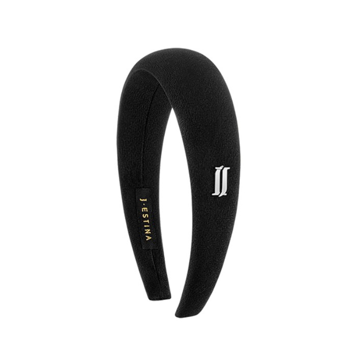 JALJHB3BS801FA000 Jestina Lala J 쉬폰 헤어밴드 - 블랙 (Jaljhb3Bs801Fa000)