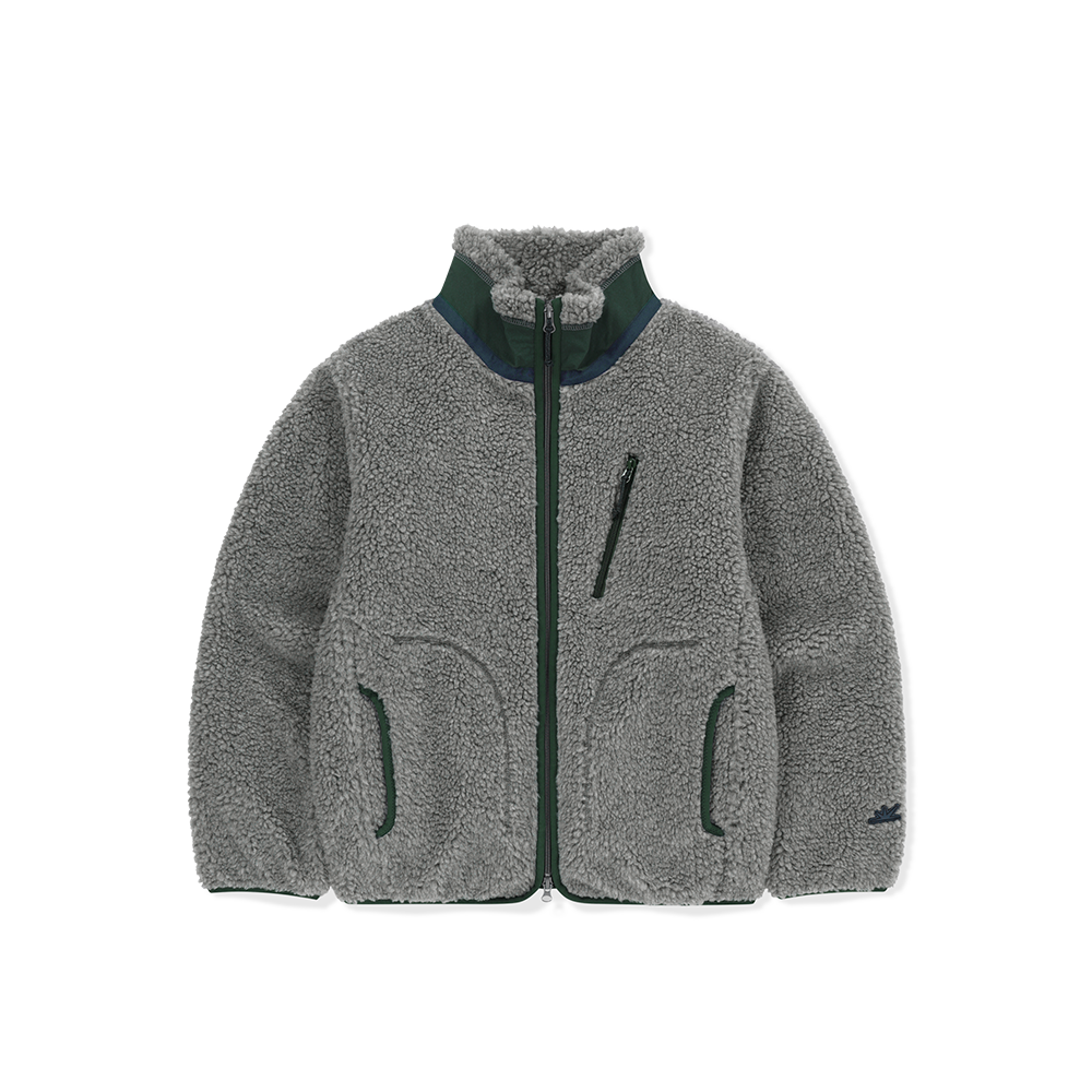 SL263FOWLS02CH [5% 적립] sunlovetour Kumo Sherpa Wind Jacket Charcoal
