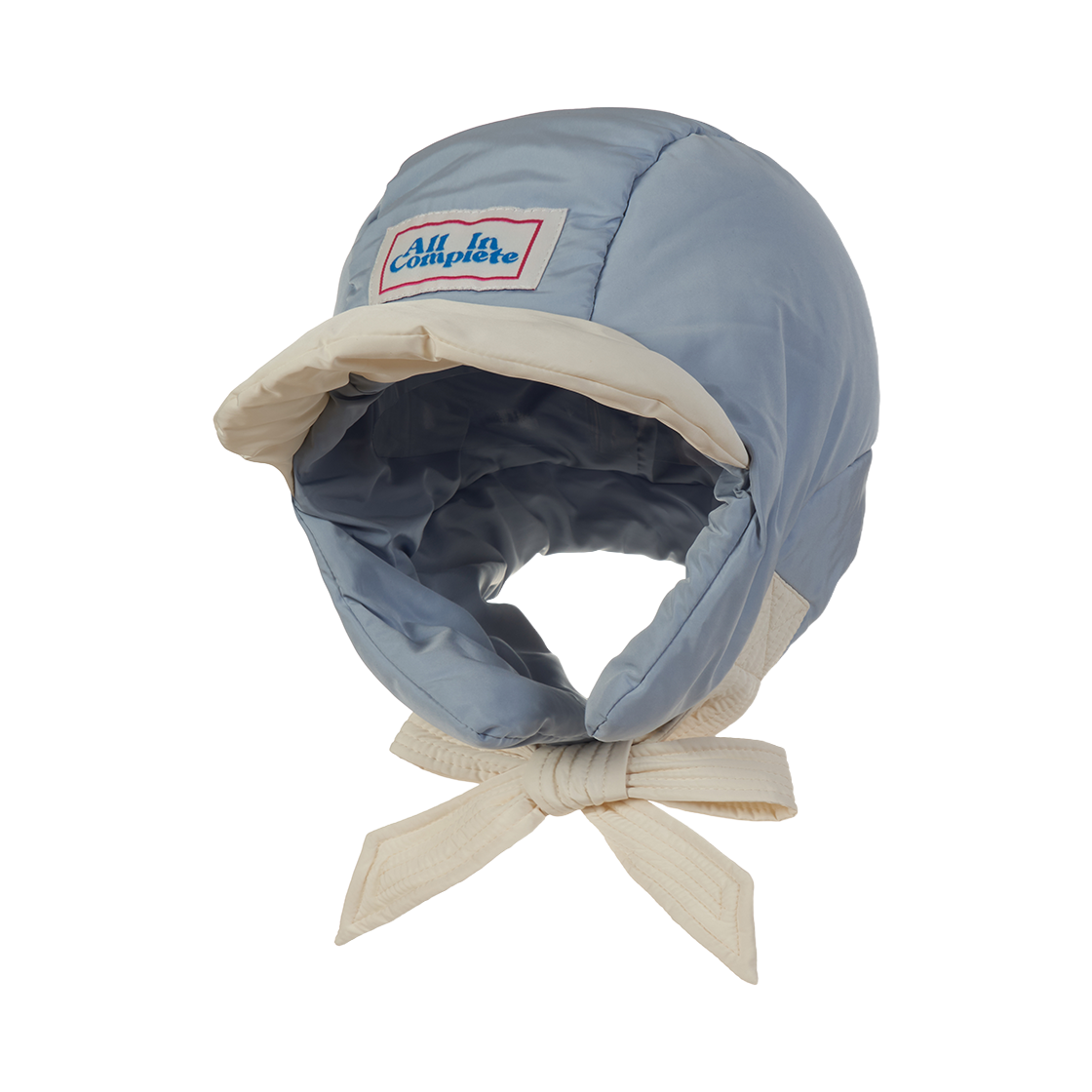 올인컴플리트 판다 패딩 바라클라바 아이보리 & 스카이블루(Allincomplete Panda Padding Balaclava Ivory & Sky Blue)