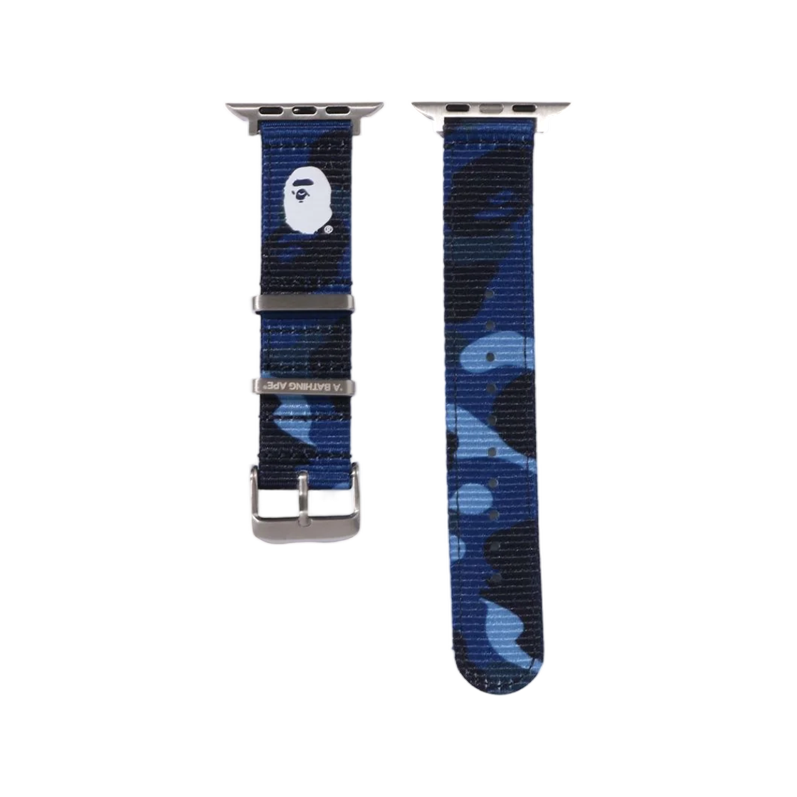 베이프 컬러 카모 나토 밴드 모바일 네이비(BAPE Color Camo Nato Band Mobile Navy)