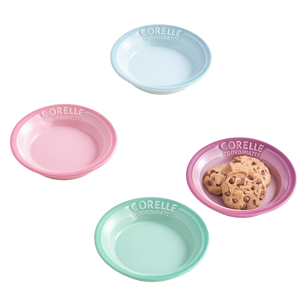 코렐 코디네이츠 브리즈스톤 6in찬기 4P(Corelle Coordinates Breeze Stone 6‑inch Side Dish 4‑Piece)