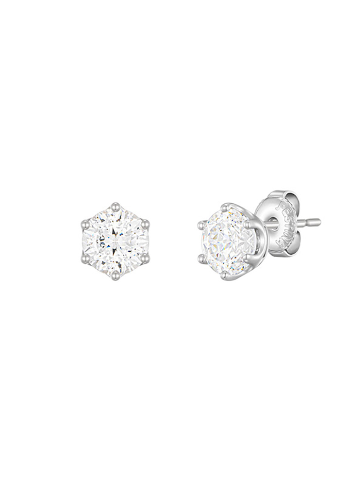 WHITEMOND 1캐럿 귀걸이 (JJLJEQ4BS351SW000) - 3