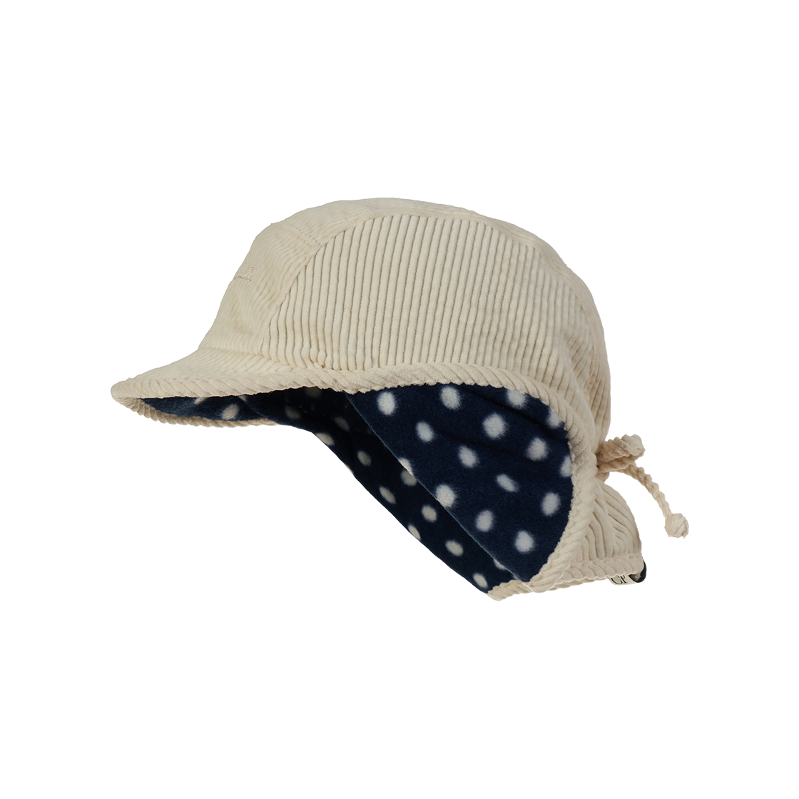 올인컴플리트 폴카 도트 플리스 트루퍼햇 아이보리(Allincomplete Polka Dot Fleece Trooper Hat Ivory) - 2