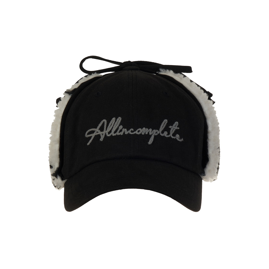 AL26FWTR02SBK Allincomplete Dalmasian Earflap Cap Black