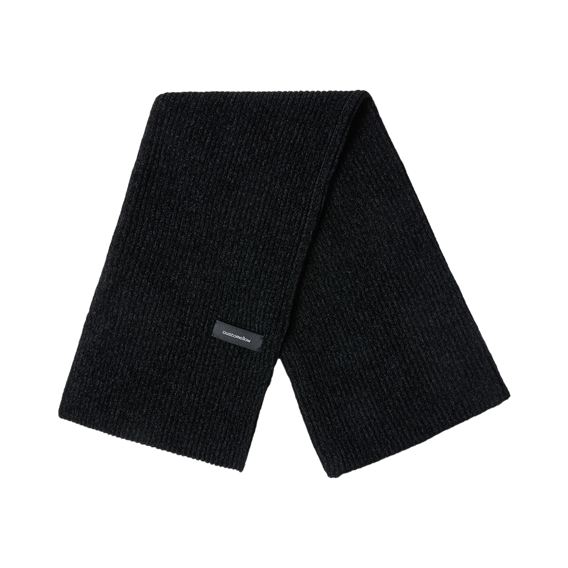 CAAJX26512BKX Customellow Chenille Scarf Black
