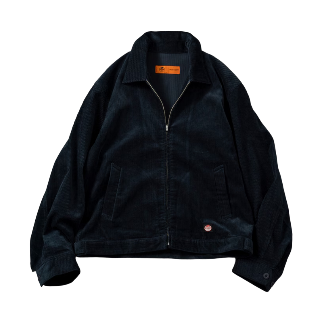 프릭스 스토어 x 레드 캡 익스클루시브 SMU JK-22 숏 렝스 집업 코듀로이 워크 자켓 네이비(Freak's Store x Red Kap Exclusive SMU JK-22 Short Length Zip-Up Corduroy Work Jacket Navy)
