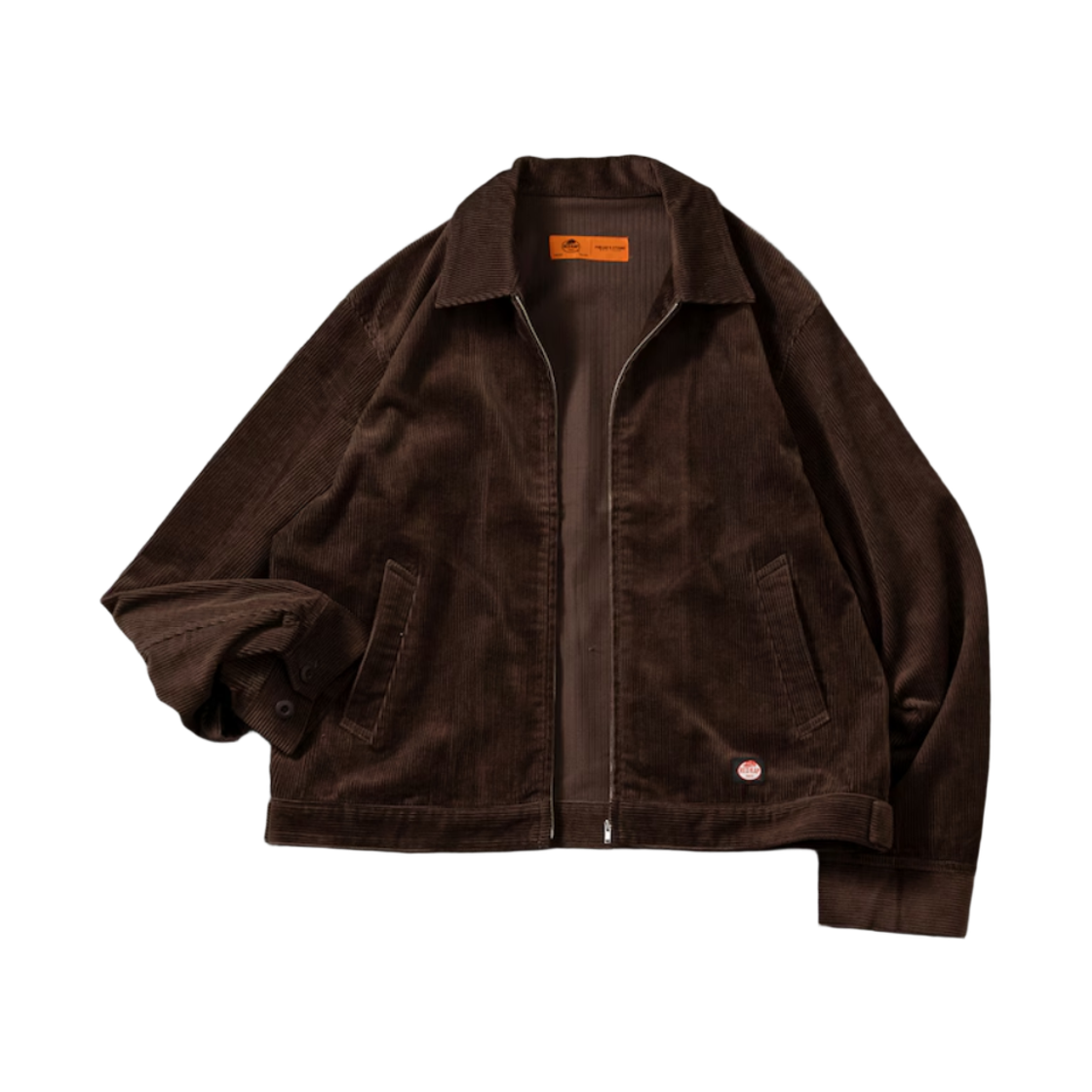 1051311600011 Freak's Store x Red Kap Exclusive SMU JK-22 Short Length Zip-Up Corduroy Work Jacket Brown
