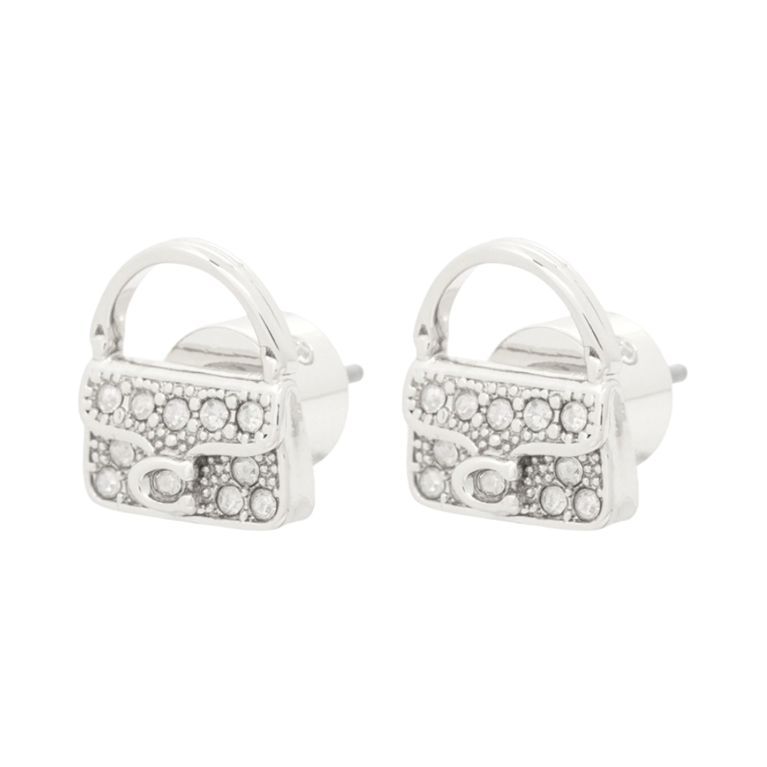 (W) 코치 태비 이어링 실버((W) Coach Tabby Earrings Silver) - 2