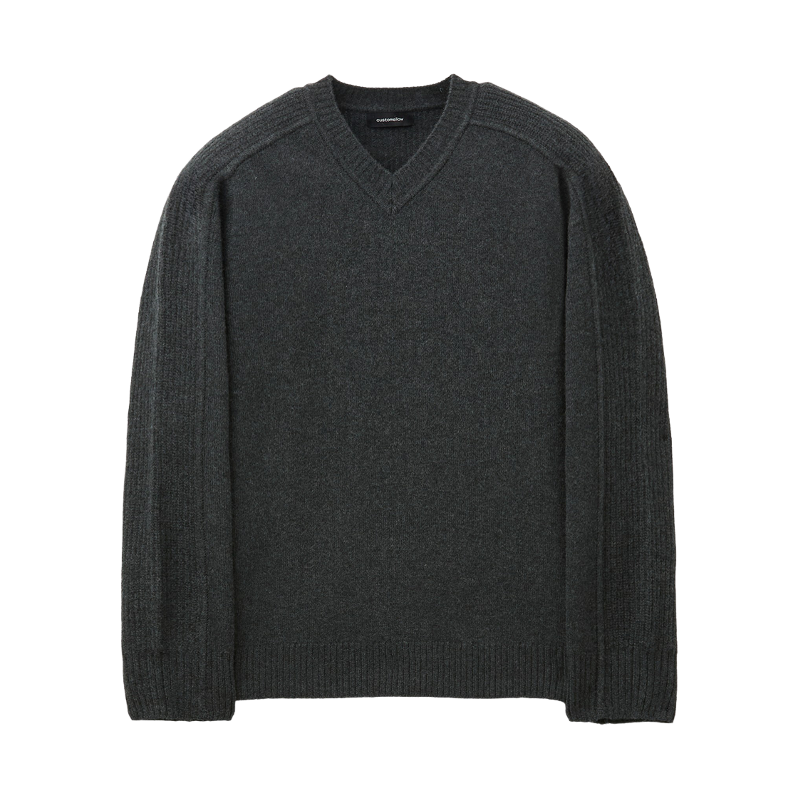 CWWAW26804GYX Customellow Wool V-Neck Sweater Gray
