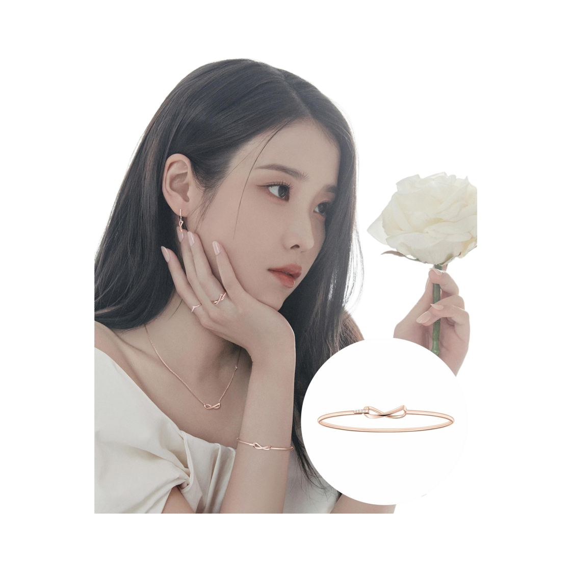 제이에스티나 제이에스티나 ETER 14K 뱅글 팔찌 (JJERBQ3BS659R45H0)(Jestina Jestina Eter 14K 뱅글 팔찌 (Jjerbq3Bs659R45H0)) - 2
