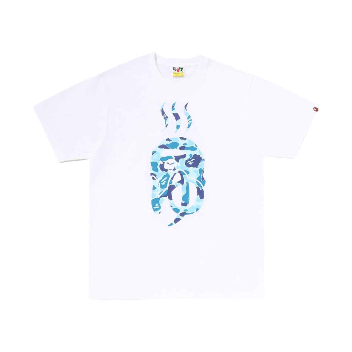 - BAPE Sento ABC Camo Logo T-Shirt White