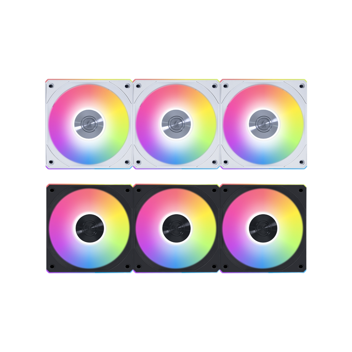 리안리 UNI FAN CL FLEX 120 리버스 (3팩, 블랙)(LIAN LI UNI FAN CL FLEX 120 Reverse 3-Pack Black) - 4