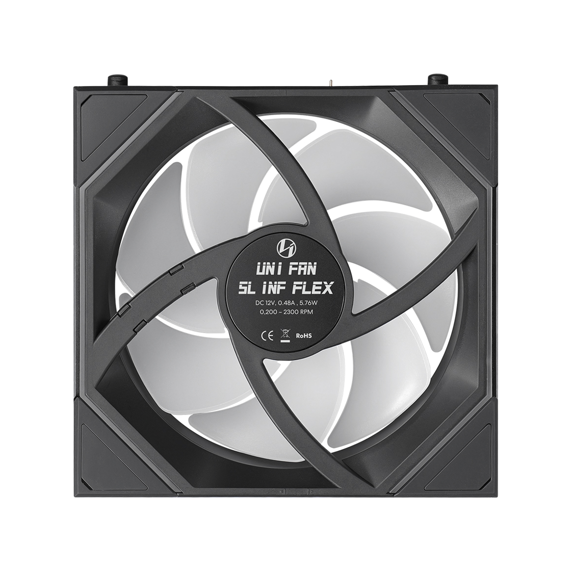 리안리 UNI FAN SL-INF FLEX 120 리버스 (3팩, 블랙)(LIAN LI UNI FAN SL-INF FLEX 120 Reverse 3-Pack Black) - 3