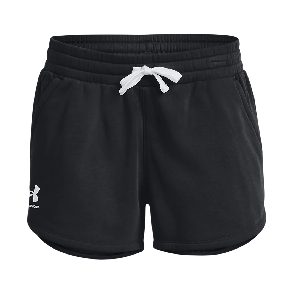1376257-001 (W) Under Armour UA Rival Fleece Shorts Black